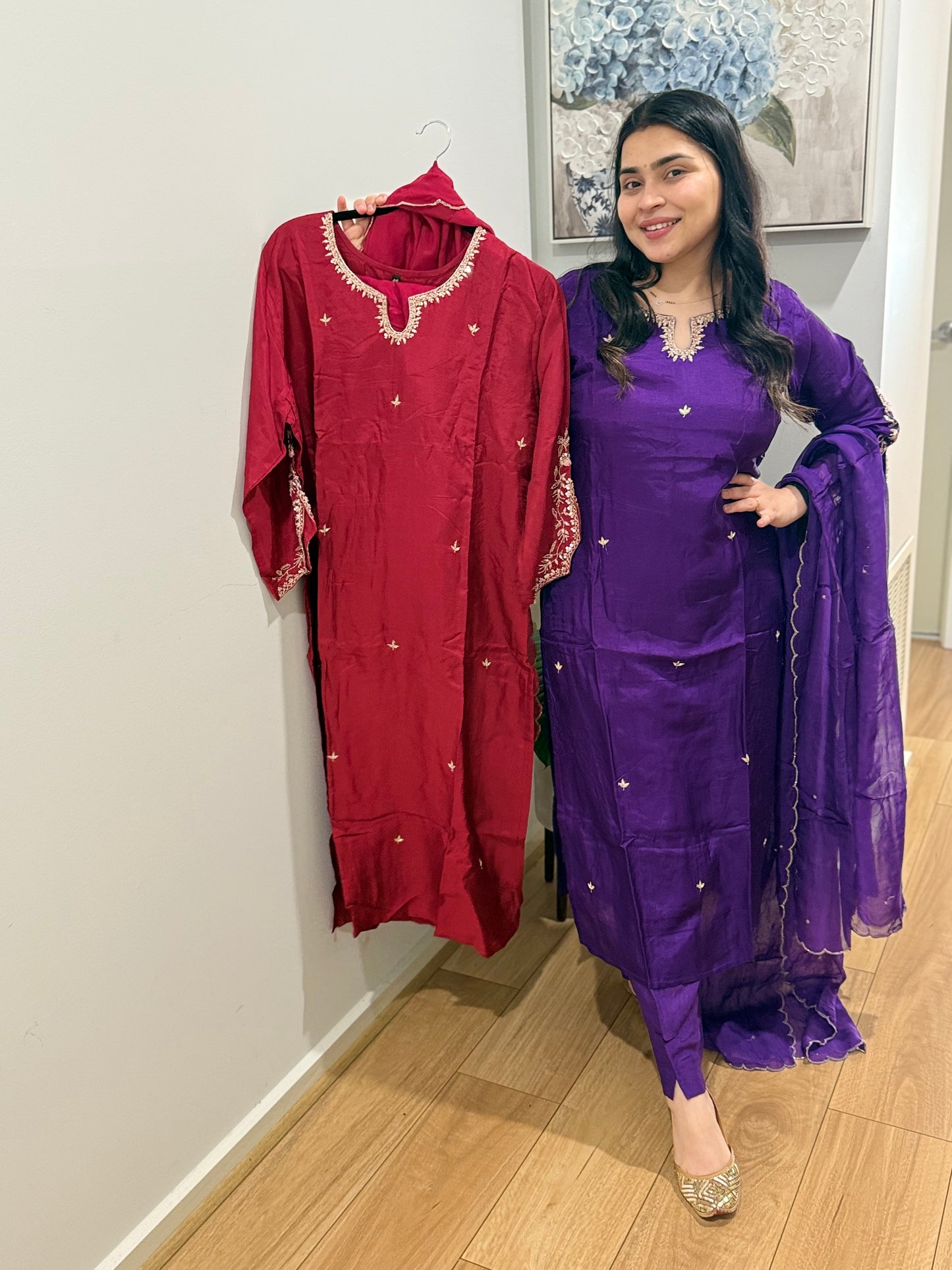 Divya (Maroon) 46-50 SIZES ONLY